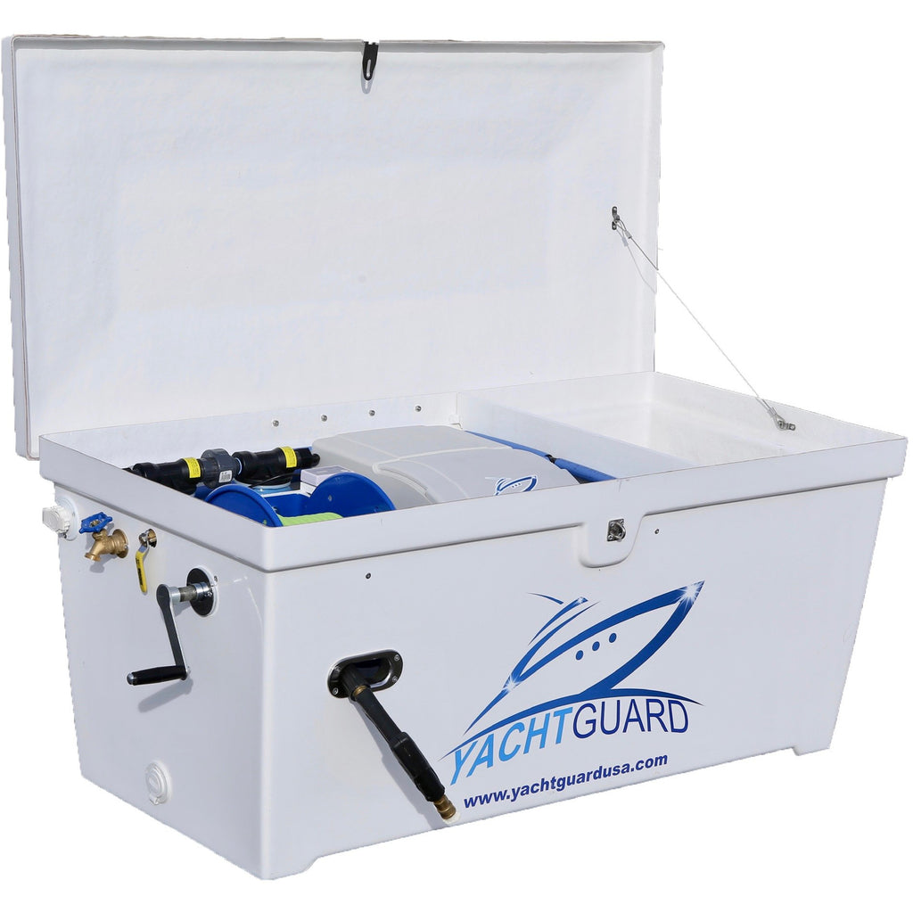 boat fish boxes with hydraulics YachtGUARD® Premium Boat Pressure & Power Washer System